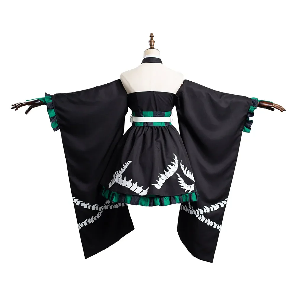 Anime  Kamado Tanjirou Cosplay Costume Outfits Kimono Dress Halloween Carnival Suit