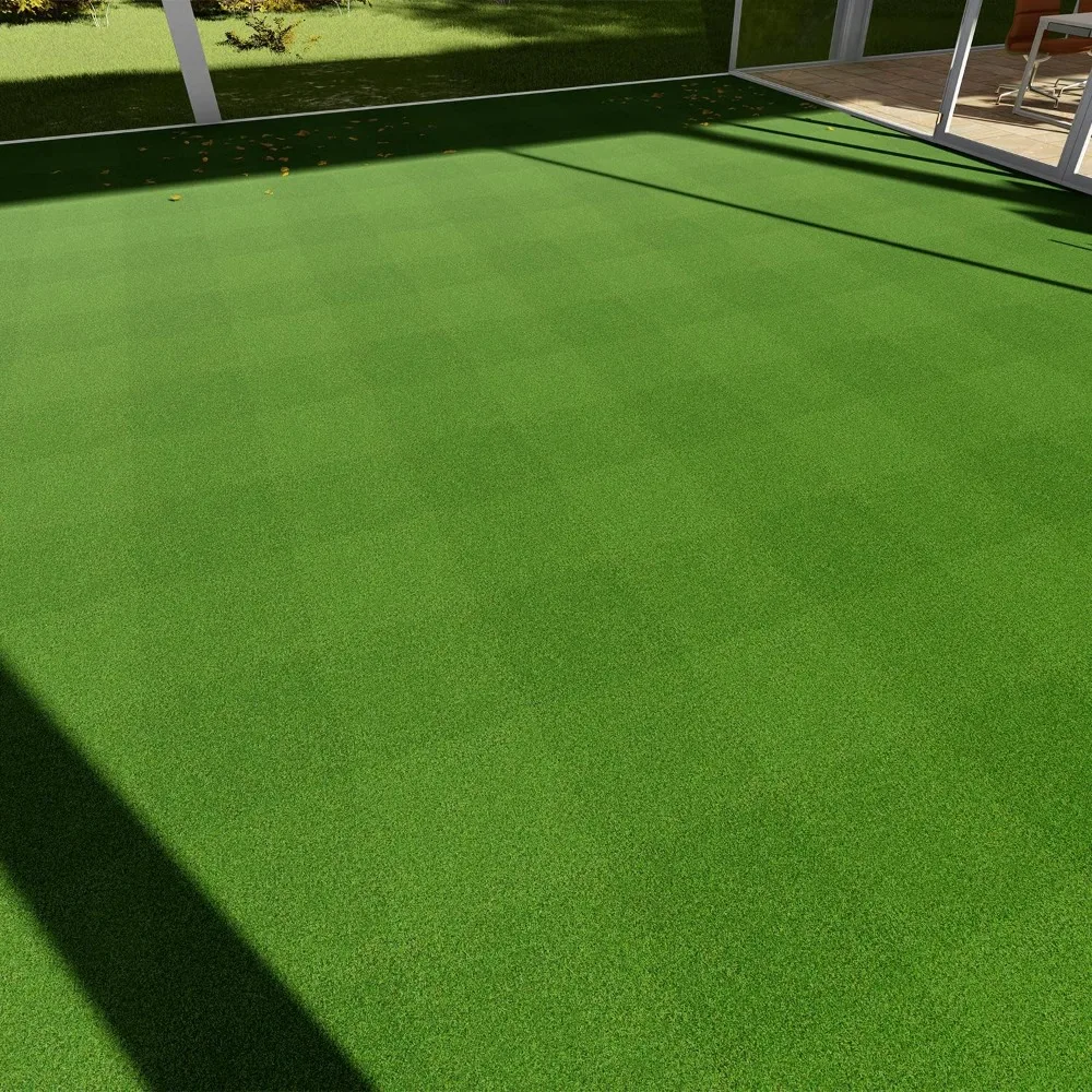 

20x20 Artificial Grass Tiles Interlocking Turf Deck Grass Mat Rug Flooring Décor for Patio Balcony Garden Indoor Outdoor