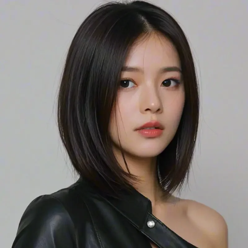 باروكة بوبو سوداء مقاس 12 بوصة - شعر صناعي عالي الجودة للنساء - طراز متعدد الاستخدامات مثالي لأي مناسبة