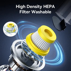 مكنسة كهربائية لاسلكية للسيارة Baseus، مسدس هواء للسيارة، جهاز تنظيف محمول قوي، منظف لاسلكي للسيارات أعلى 9 مبيعات للأجهزة الإلكترونية الرخيصة - رقم 4