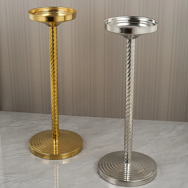Light luxury threaded ice bucket rack, restaurant champagne holder, KTV dedicated wine rack, red wine rack ornament