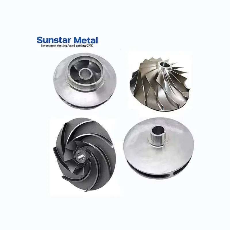 China Foundry Stainless Steel Impeller Pump Iron Open Car Water Centrifugal Pump Casting Service Raw Water Pump