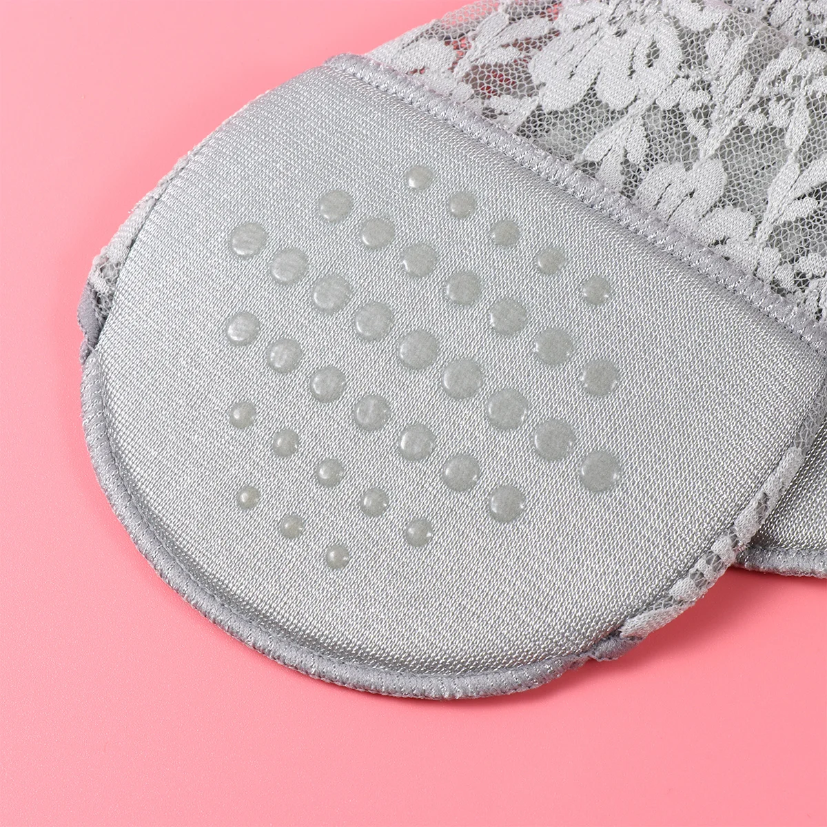 

Insole Half Sole For Women High Heel Mat Non-Slip Lace Front Foot Pad Comfortable Breathable Shoe Protector Gray