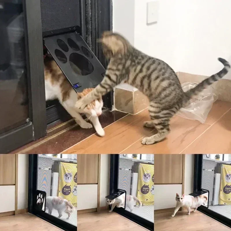 

Stylish Pet Door for Dogs & Cats - Secure, Lockable, Easy Install, Perfect for Homes & Gardens!