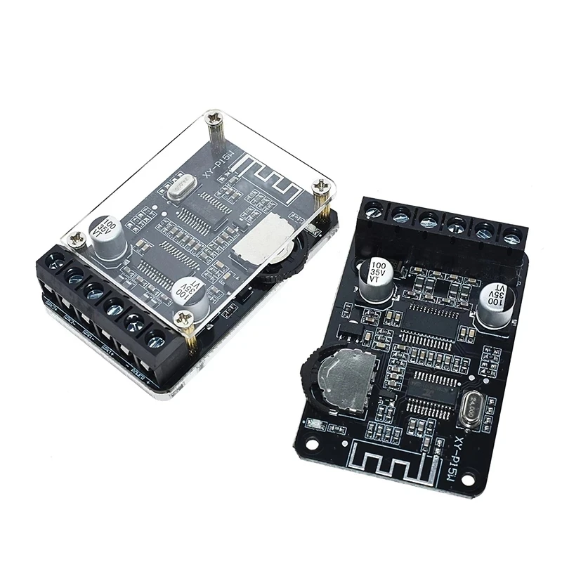 10W/15W/20W/30W/40W Stereo Bluetooth Power Amplifier Board 12V/24V High Power Digital Amplifier Module XY-P15W