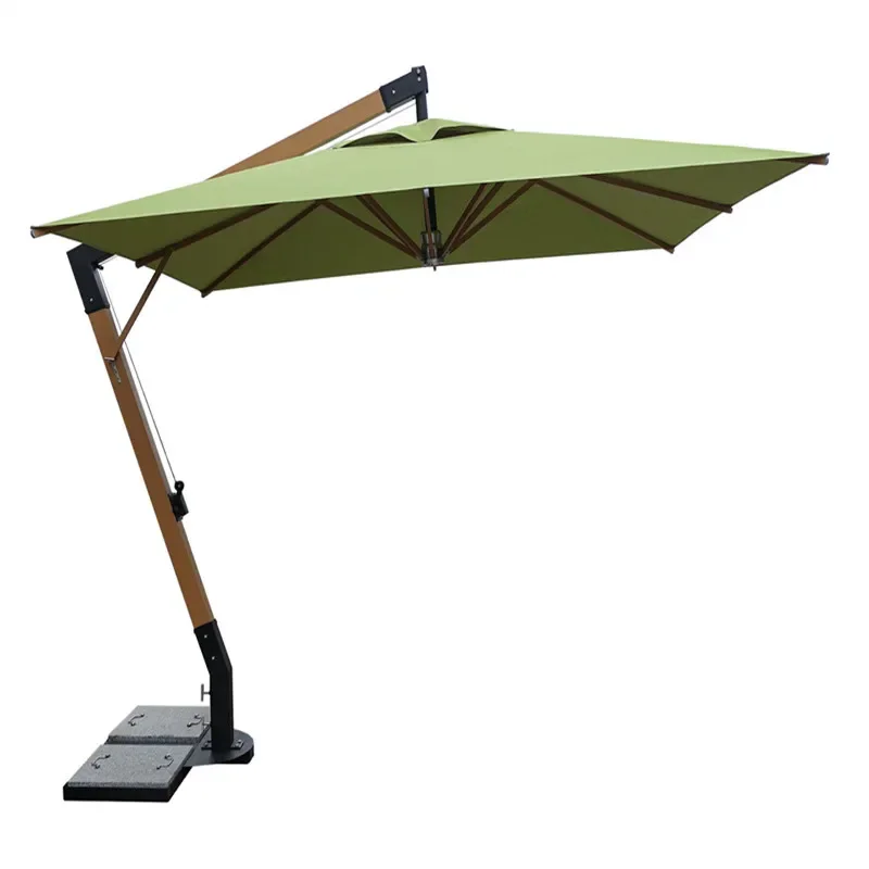 cheap market outdoor patio heavy duty water proof large parasol garden restaurant commercial table sun umbrellas with base