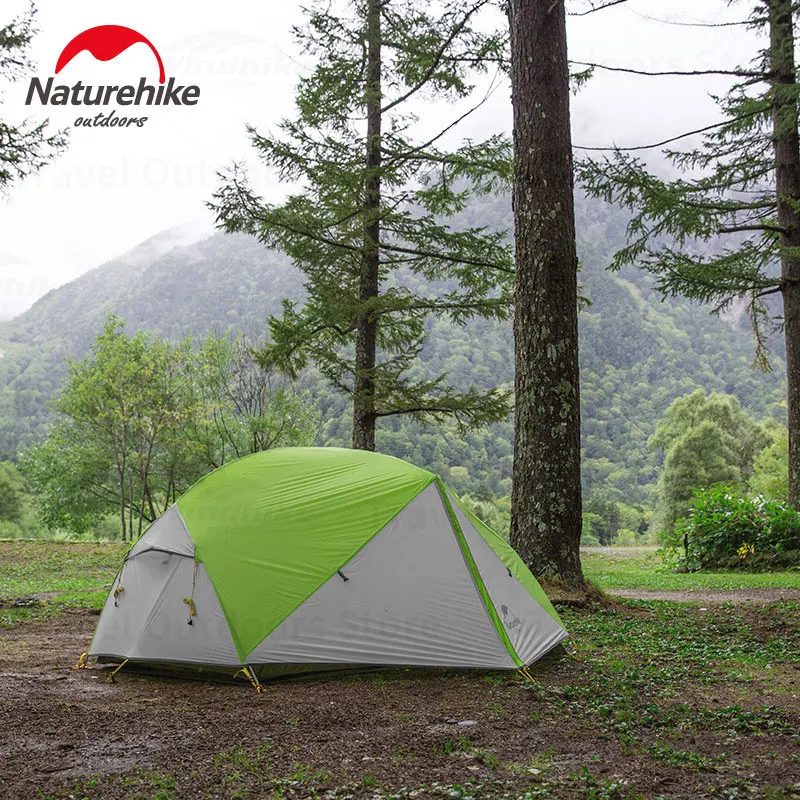 Naturehike-Mongar 2人用テント,15d,20dナイロン,プロ,防水,キャンプ