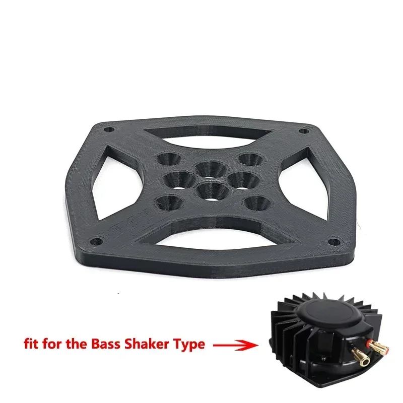 Bass Shaker Mount for Douk Audio BST-1 Fixed on 4040er/4080er or 2040er/2080er Serie Aluminiumprofil Sim Racing Rig Seat