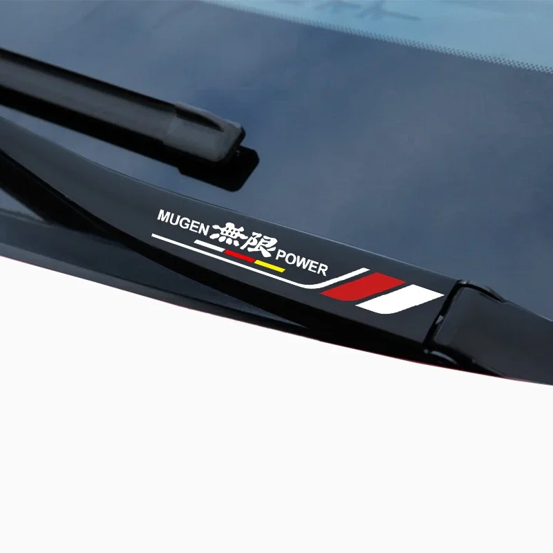 Car Stickers Auto Decors Window Wiper Automobile Decals For Honda Mugen Power Civic Accord CRV Hrv Jazz Accessories