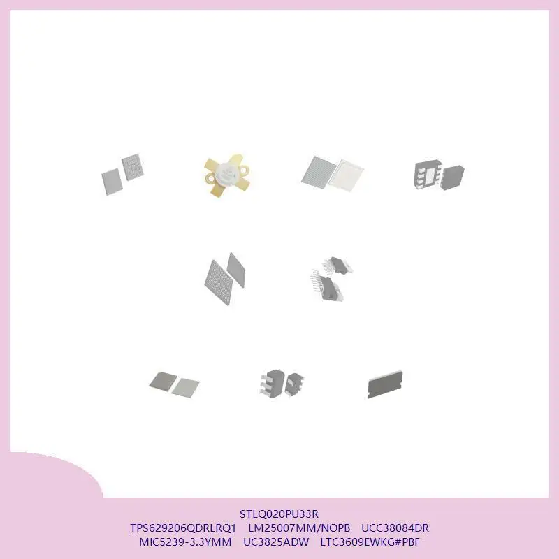 

STLQ020PU33R TPS629206QDRLRQ1 LM25007MM/NOPB UCC38084DR MIC5239-3.3YMM UC3825ADW LTC3609EWKG # ПБФ