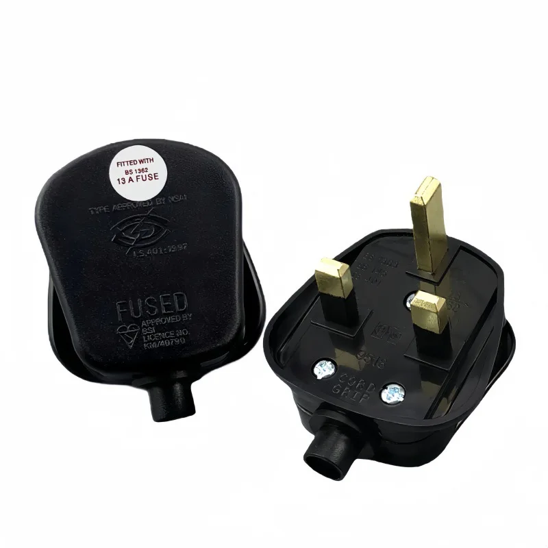 UK/EU/AU/US SCHUKO Brazil/South Africa/Italy South Africa Assembly Detachable Power Plug 13A 15A