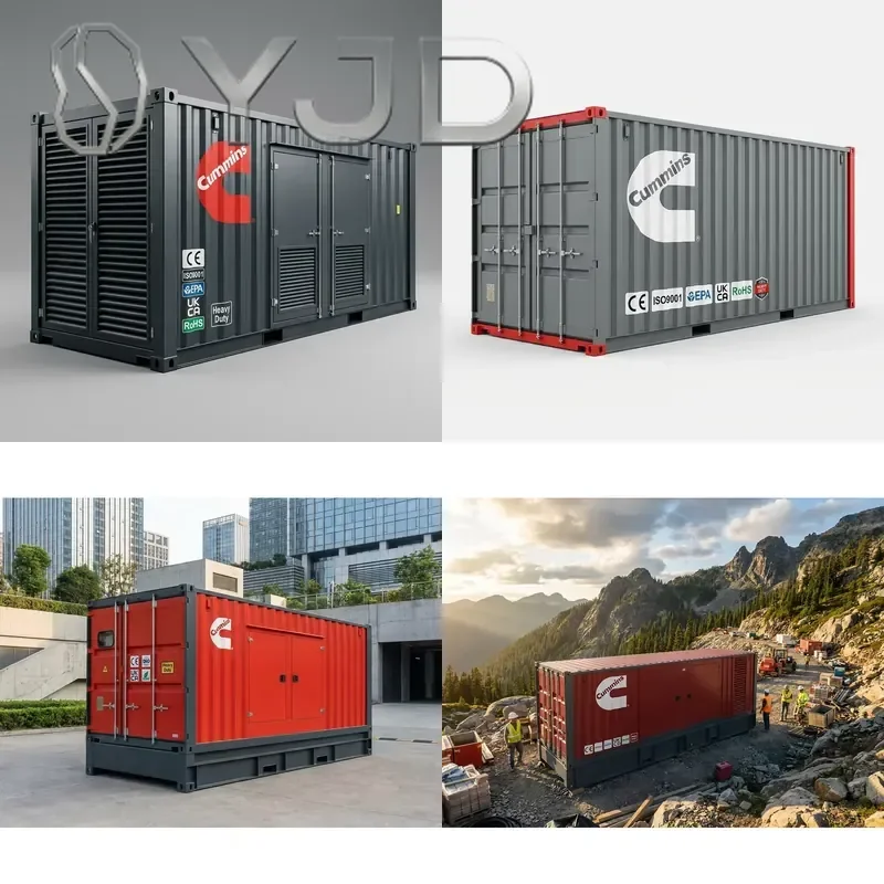 Container Silent Generator 200KW Three Phase 12V Start 60Hz High Power Industrial Factory Genset for Manufacturing