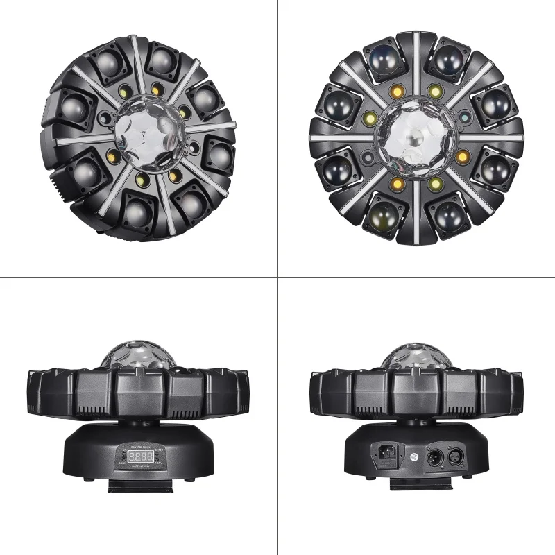 150W 8-Arm RGBW Beam Moving Head Light Wram White Strobe Effect Stage Light Remote Control DMX512 for DJ Party view 4