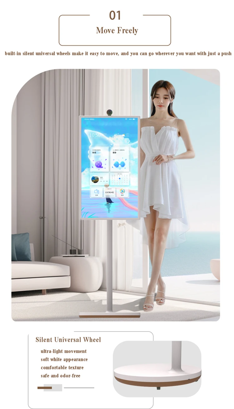 Venda quente Standby Me Smart TV 21,5/27/32 Polegadas Tela Sensível Ao Toque para Negócios Domésticos e Jogos Android TV com Interface USB