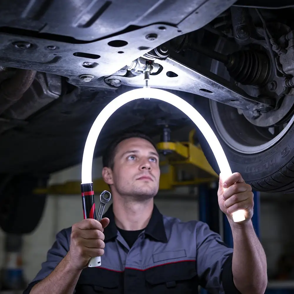 

Супергибкая светодиодная рабочая лампа-фонарь, перезаряжаемая, портативная, для авторемонта