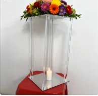 

12 шт.) Центральные детали для зеркала, центральные детали для свадебного стола, украшение, акриловая крышка для зеркала, кристалл qq456