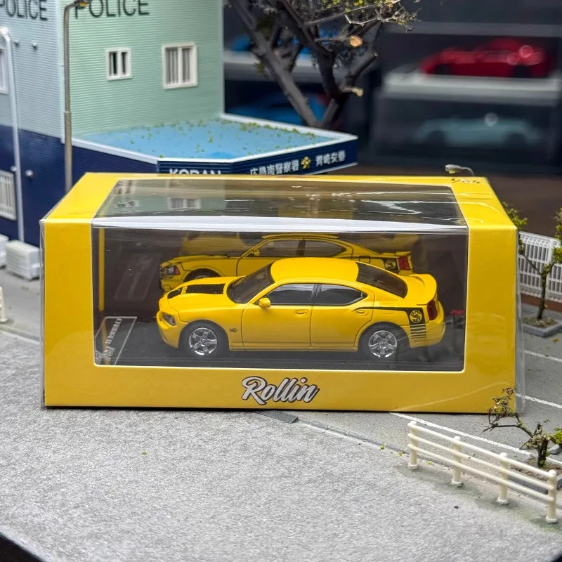 Rollin 1/64 Dodge Charger 08 R/T Metalowy Model Auta Zabawka Odlewany Ciśnieniowo Prezent