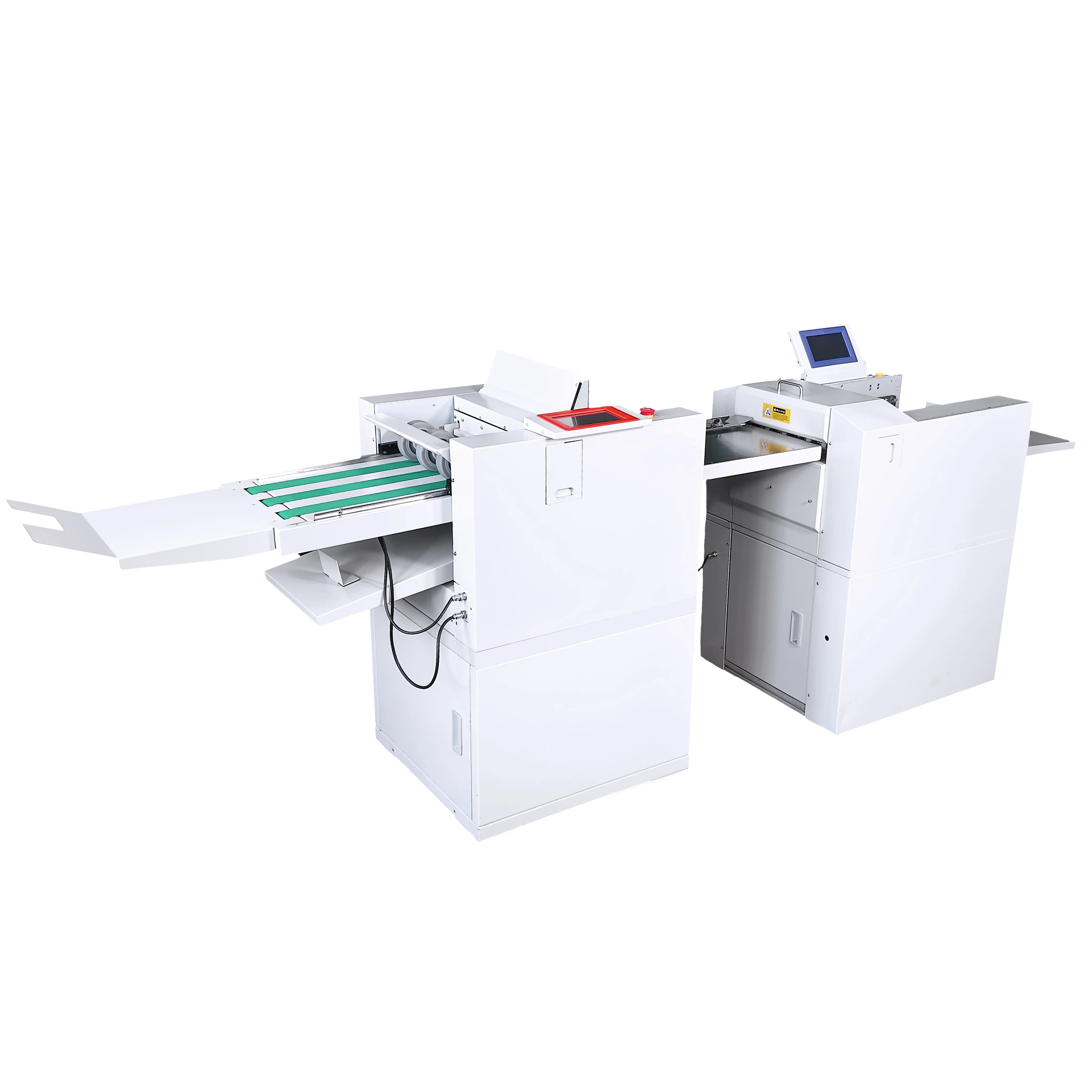 Machine à rainurer et à plier le papier numérique, alimentation par aspiration d'air entièrement automatique 380A + 592