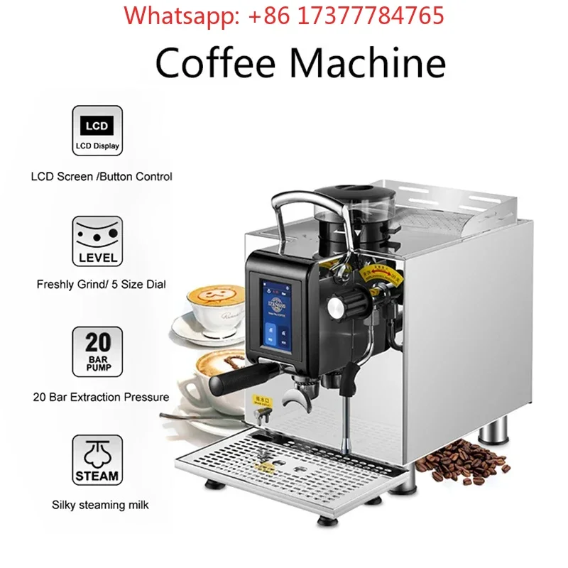 CM-079 Automatic Coffee Machine with 20BAR High Pressure Water Pump for Home Office Coffee Makers 220V Home