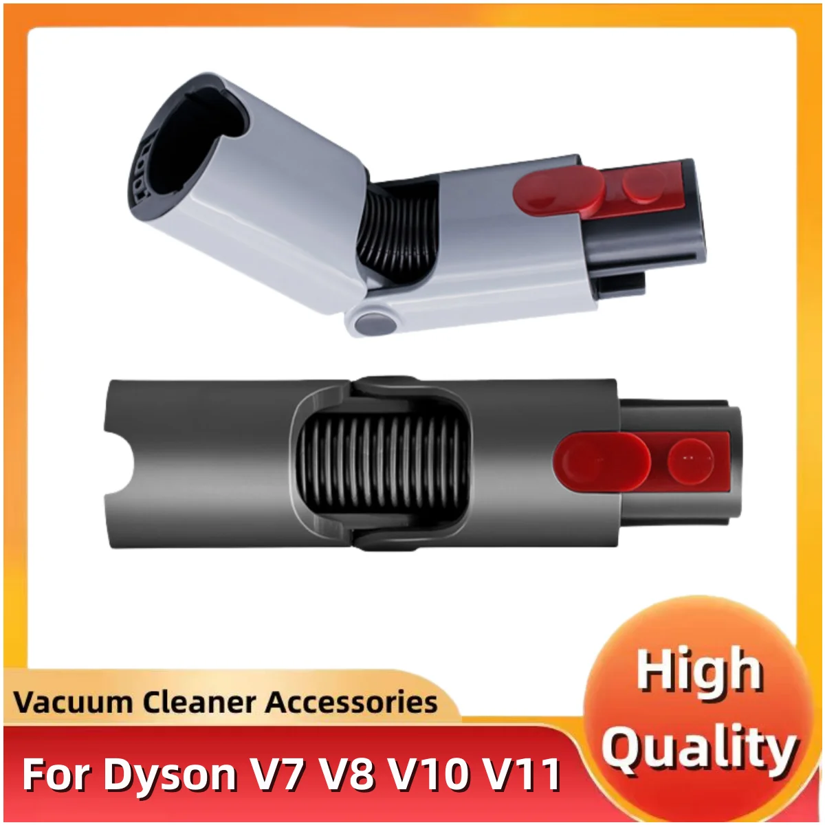 Bottom Conversion Head Accessories Suction Head Steering Adapter Bend Turning Joint For Dyson V7 V8 V10 V11 Vacuum Cleaner Part