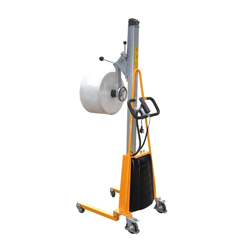 Roll-Fed Hand Truck, Electric Roll-Fed Lift Truck with Rotator, Light-Duty Stacker, Light-Duty Electric Roll-Fed Tru(Customized)