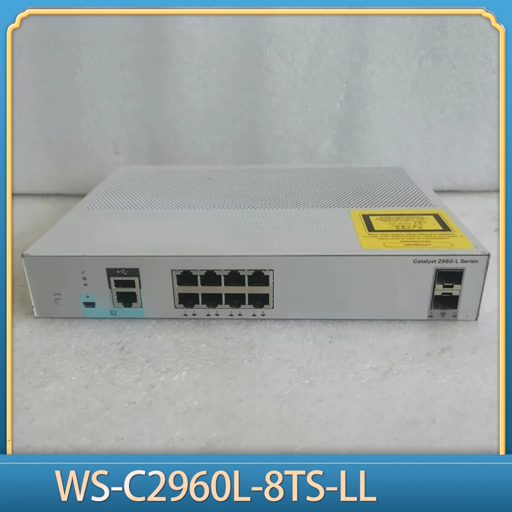 8-port Gigabit Power and 2-port SFP Gigabit Optical Silent Network Switch WS-C2960L-8TS-LL