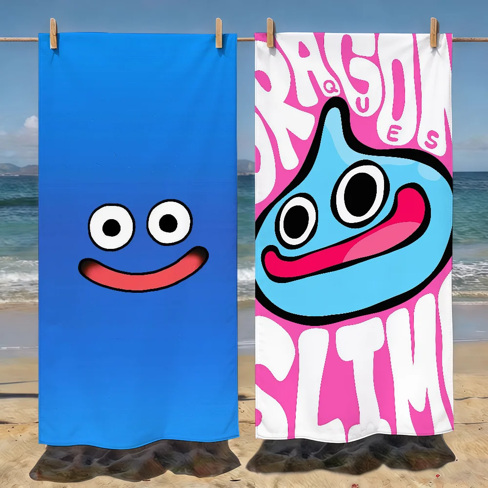 Cartoon Slime Dragon Quest Game Towel Soft Pool Gift For Travel Gym Shower Camping Quick Dry Sports Beach Towels