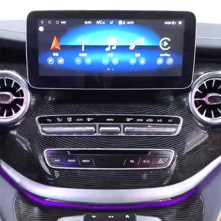 2024 الفاخرة VIP تعديل السيارات لوحة سيارة الديكور الداخلي ترقية الملحقات ل W447 فيتو Vclass