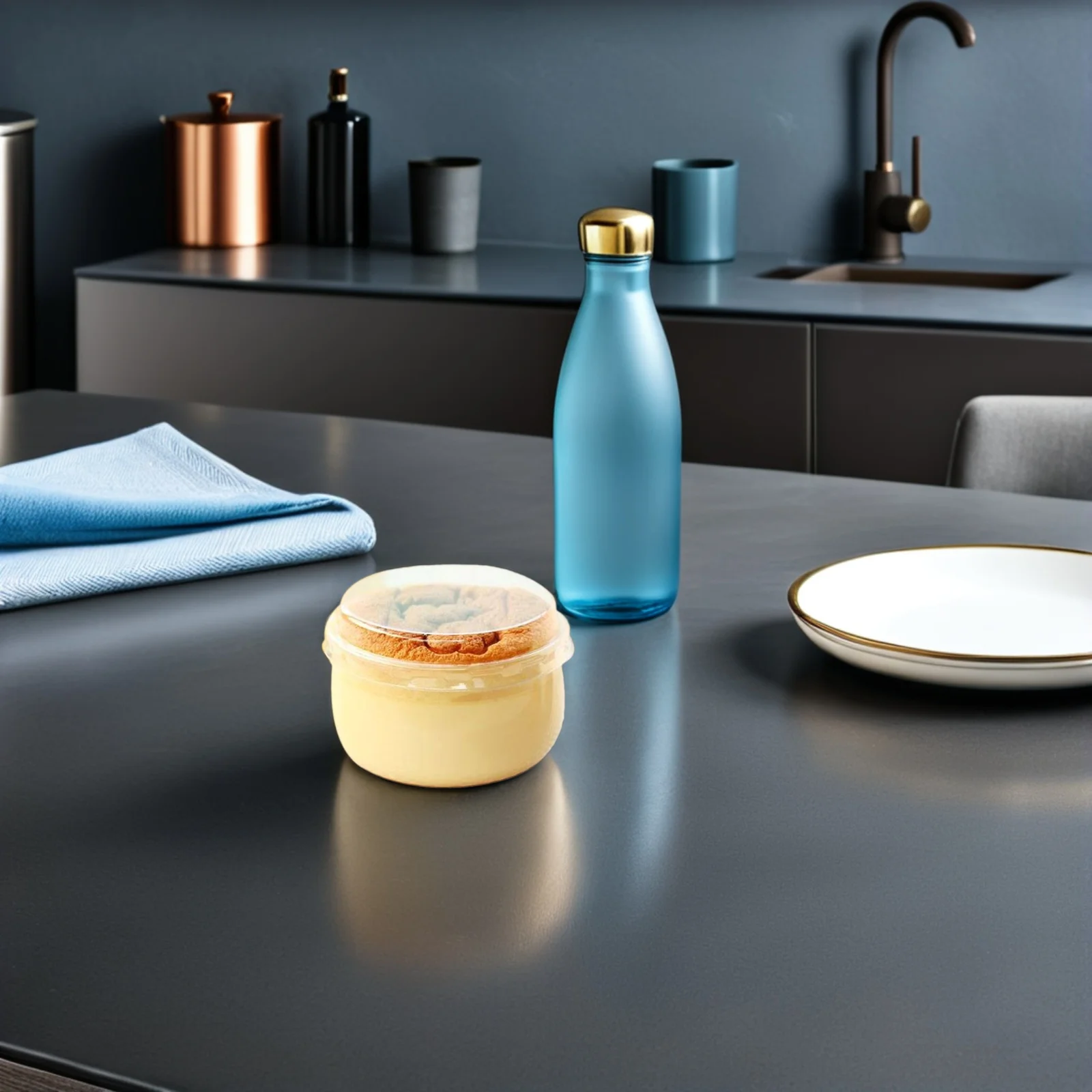 

50Sets Baking Pudding Cups Heat Resistant Transparent Reusable Containers DIY Cake Holders for Dessert Party Wedding Banquet