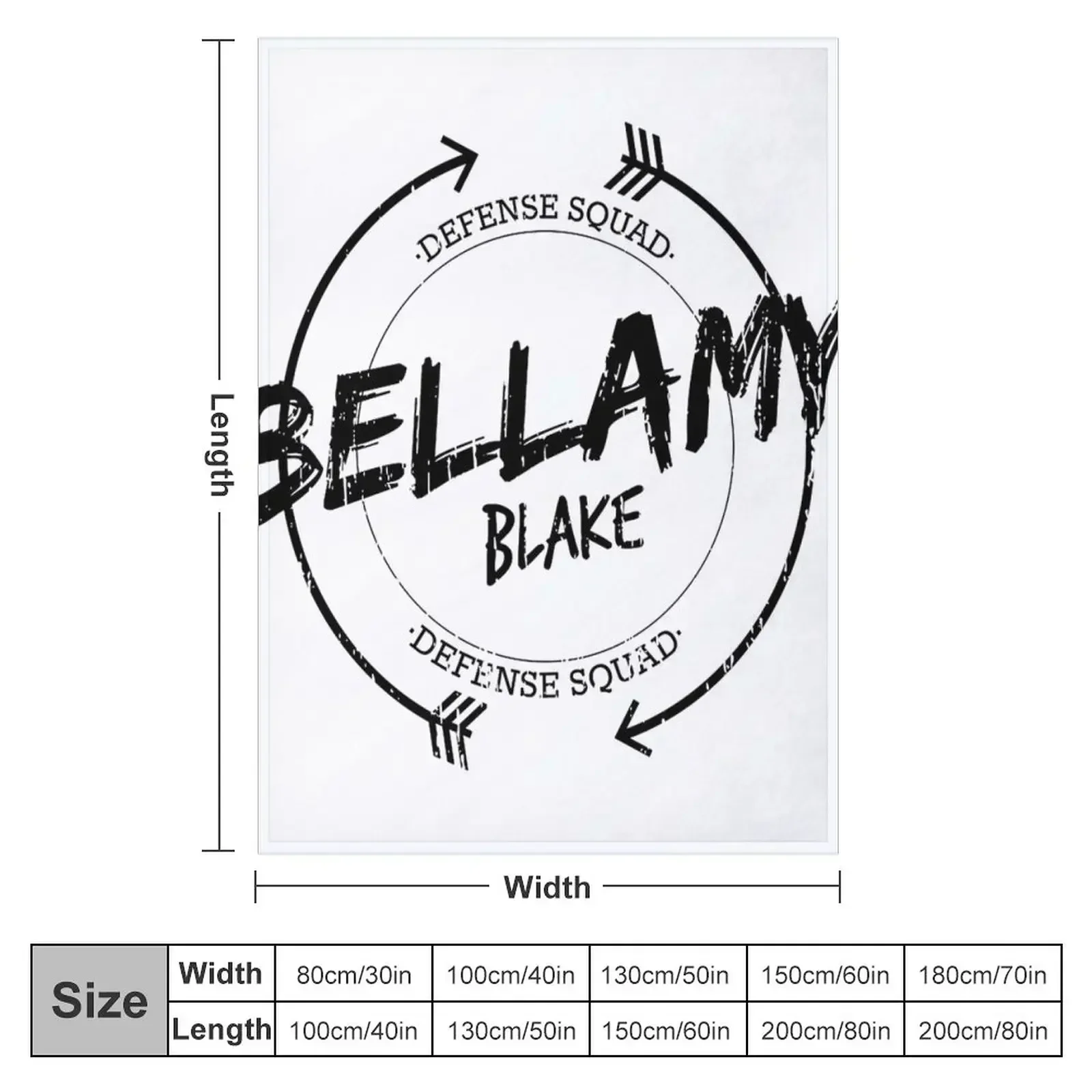 Bellamy Blake Throw Blanket manga blankets ands warm for winter Blankets