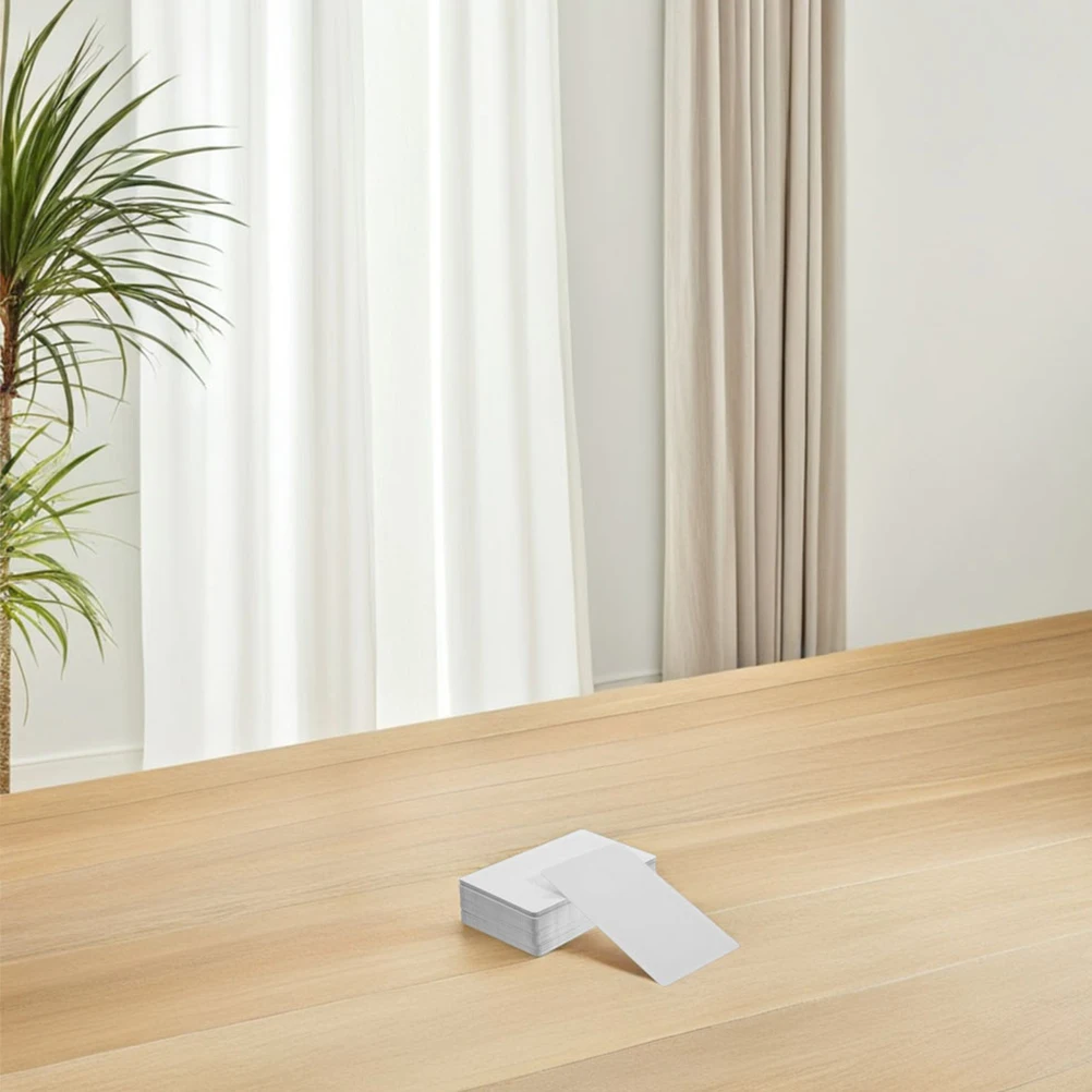 

200pcs Sublimation Blank Metal Business Cards Thick Aluminum Diy Printable Name Cards For Personal Metal