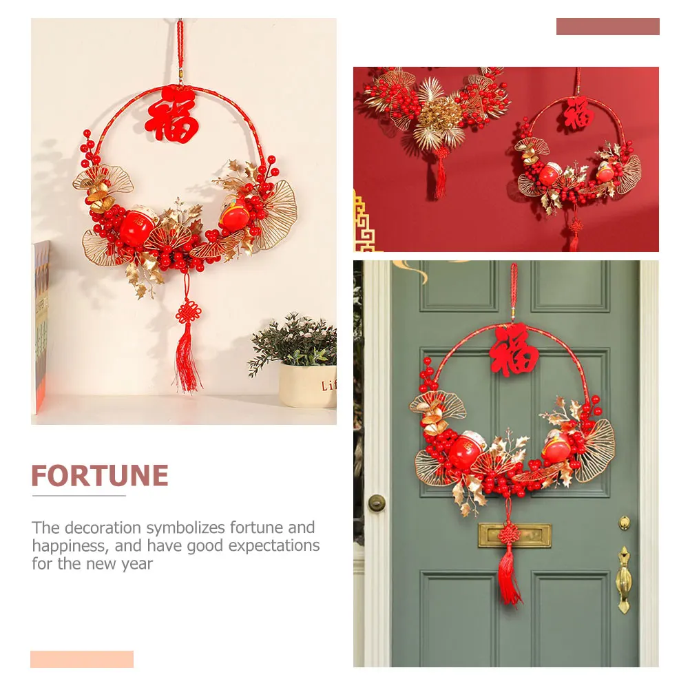 

Year Pendant Red Traditional Chinese Style Home Pendant Hanging Decor For Home Office Spring Festival Decoration