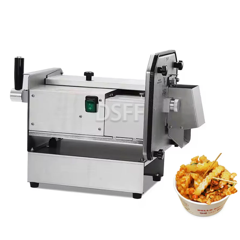 

Electric French Fry Cutting Machine, Fully Automatic Potato Cutting Machine, Wave Shaped Potato Shaping Machine