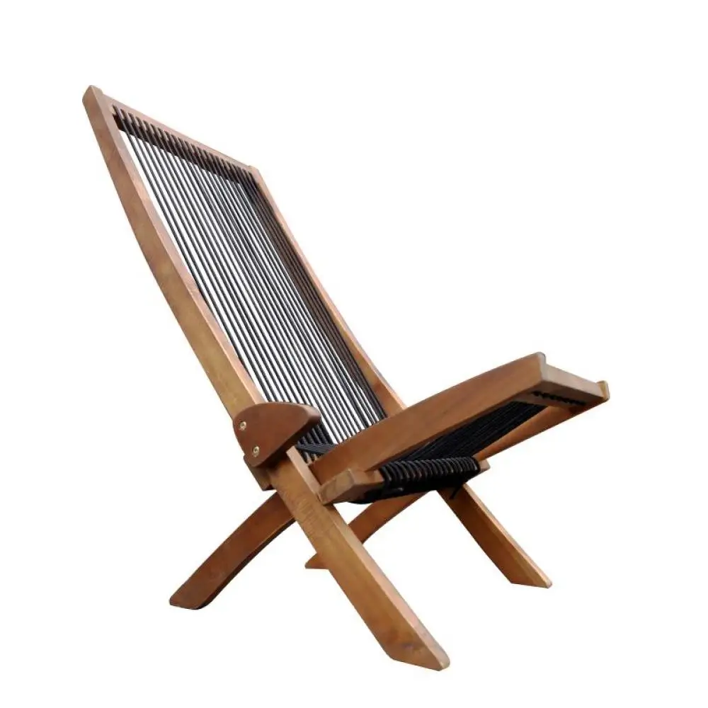 

folding roping wood chair