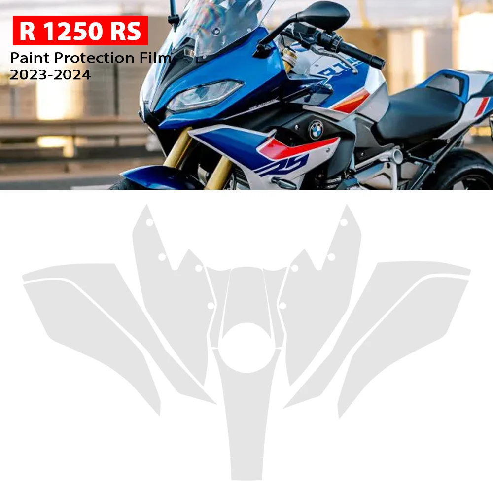 

Для BMW R1250RS 2024, защитная пленка для краски из ТПУ, PPF, прозрачная защитная пленка для мотоцикла, наклейки Bodykit, подходят для R1250 RS 2023