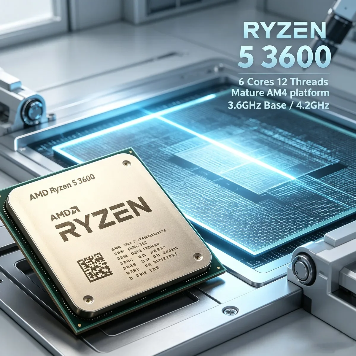 

AMD Ryzen 5 3600 R5 3600 Matisse CPU Processor 6 Core 12 Thread 4.2GHz Boost AM4 Socket 7NM 65W Gaming Tray OEM