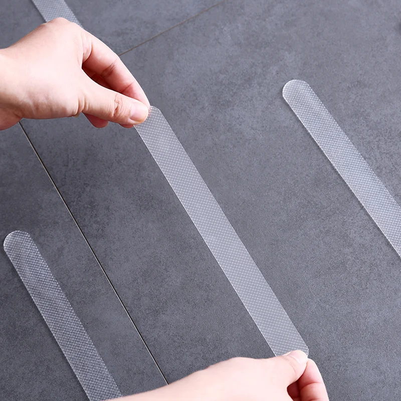 Anti-Slip Strips Shower Stickers Bath Safety Strips Transparent Non Slip Strips Stickers for Bathtubs Showers Stairs Floors