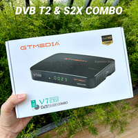 2024 GTMEDIA V7 Pro DVB T2 S2X COMBO Support CA Card HEVC 10bit 1080P Full HD PVR Ready USB WiFi Optional