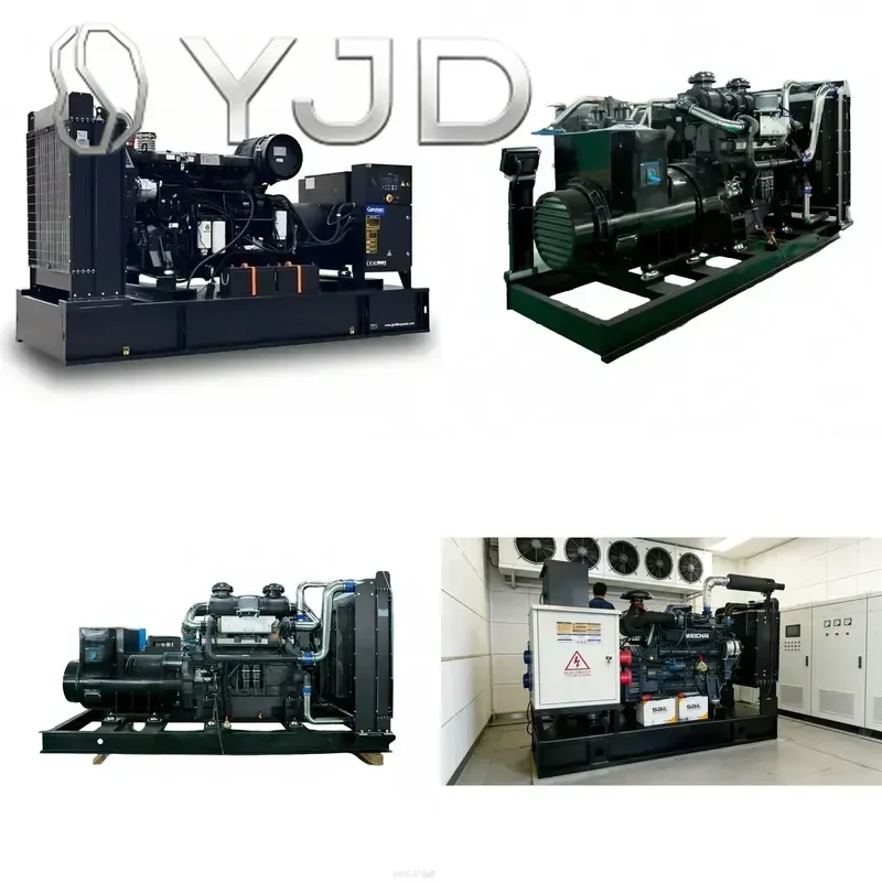 YJD Weifang Hongtai Diesel Generator Set 200kw Water Cooled 24V DC Electric Start 380V ATS Silent Type Open Frame 1800 RPM