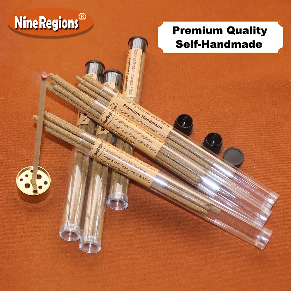 3g Sample Natural Kynam Agarwood Incense Sticks Hand‑Crafted Kyara QiNan Jin‑Koh For Home Office Meditation Indoor Fragrance