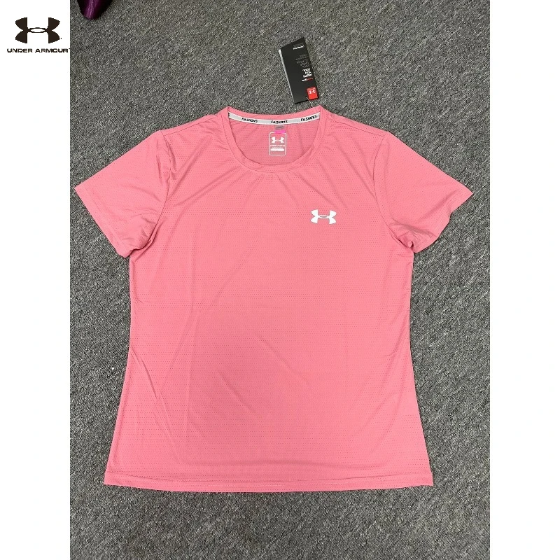 Under Armour Women's Ice Silk Quick Dry T-Shirt Cooling Breathable 4-Way Stretch Short Sleeve Casual Sports Summer Athletic Tops view 4