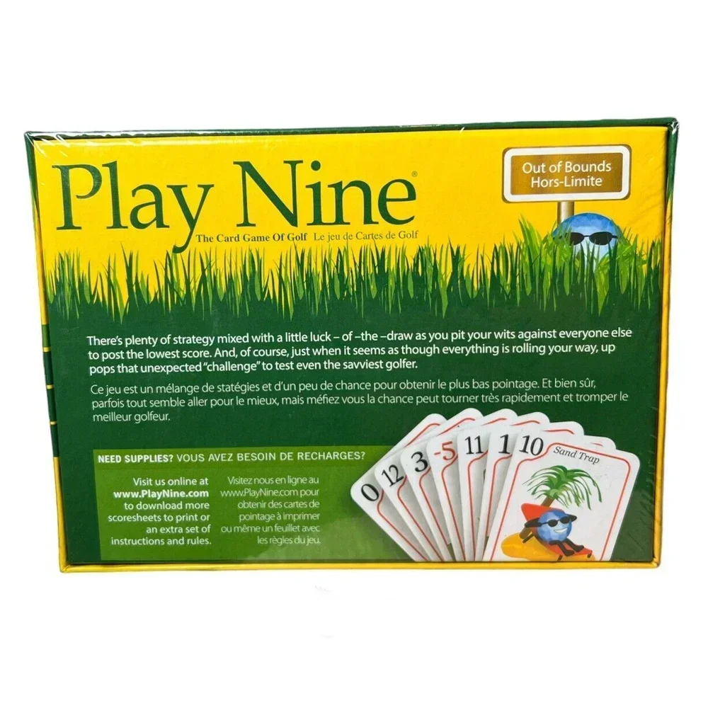 Party game Play Nine - The Card Game of Golf board game