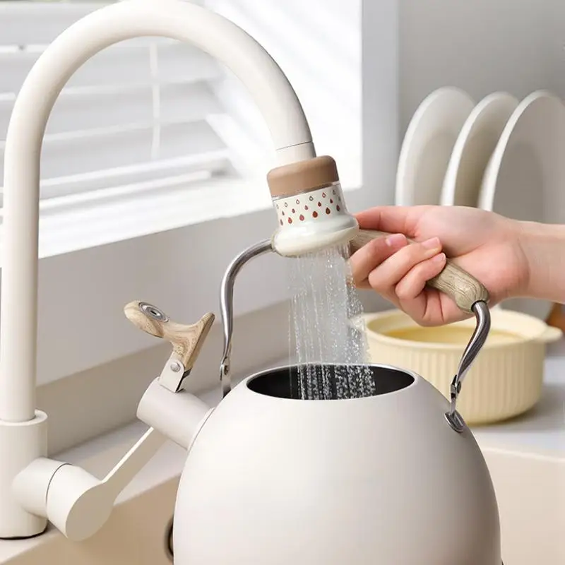 SUSU Faucet Filter, Kitchen Tap Water Detachable And Washable Faucet Extension Filter, Shower Head Water Saver