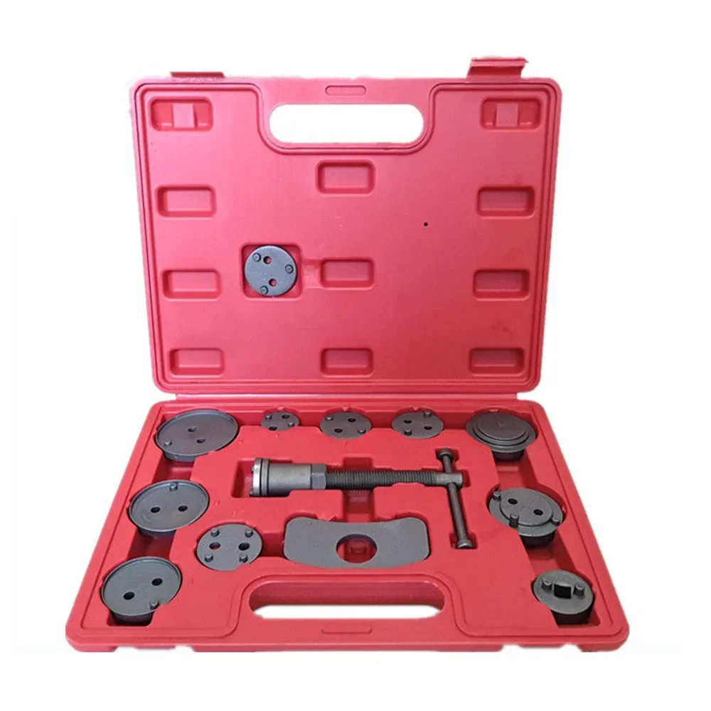 13pcs/Set Universal Car Disc Brake Caliper Rewind Back Brake Piston Compressor Tool Kit Set For Automobiles Garage Repair Tools