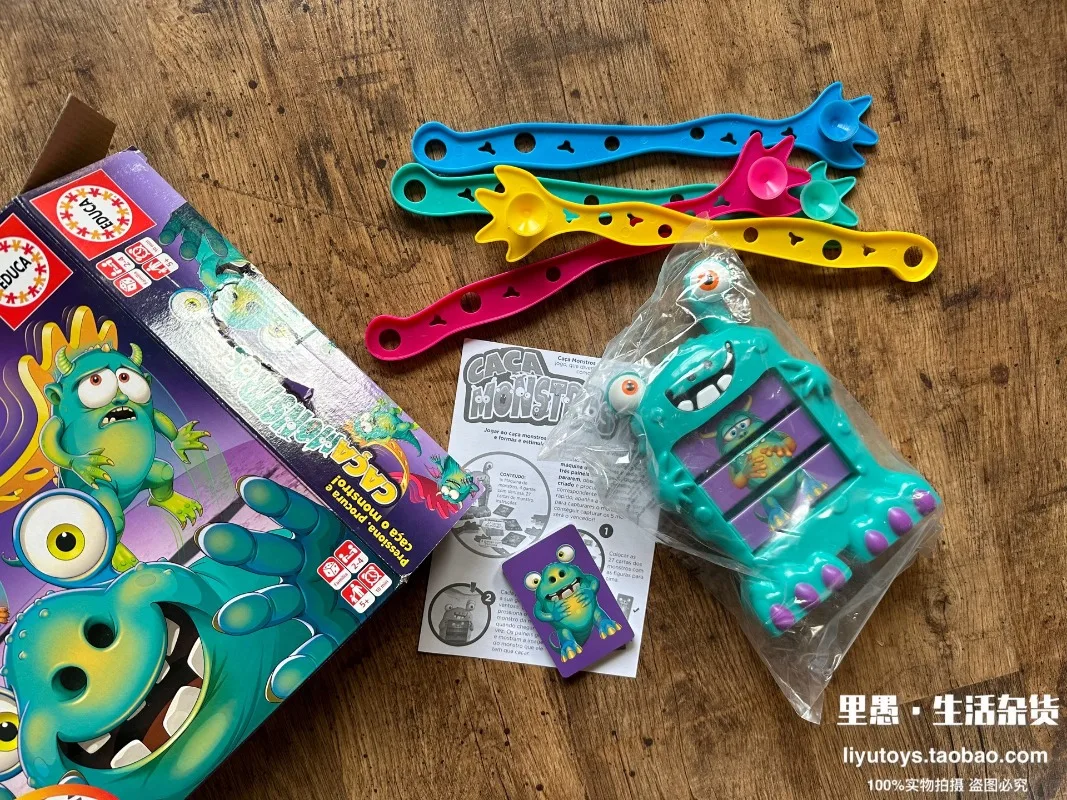 Genuine Where Are The Monsters Mash Monsteres Catcher Board Game Puzzle Toy  Reaction Memory Training Family Fun Interaction