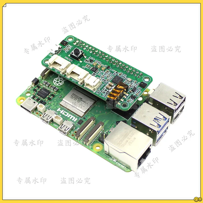 

2-Mics Pi HAT - Dual Microphone Array for Raspberry Pi 5/4B, Voice Recognition & Audio Module