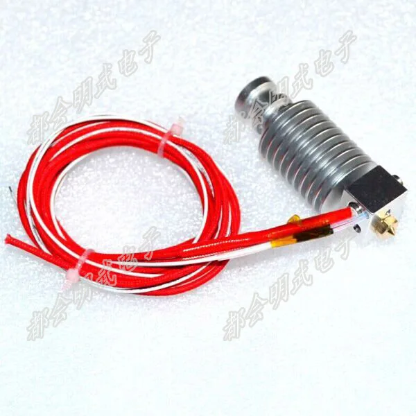 3D Printer Nozzle Heating Head V5 all-metal Belt Line J-Head High Temperature Nozzle Extrusion Head