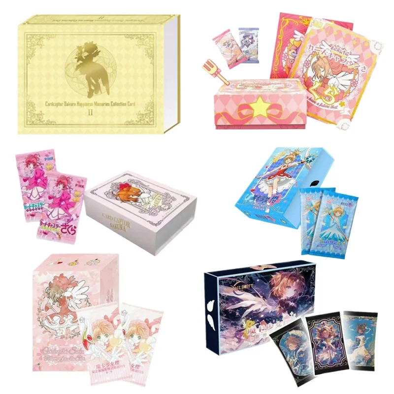 2024 Captor Sakura Cards Booster Box Anime Character Collection Anniversary tarot Card Suit Cosplay Cardcaptor Magical Girl Game