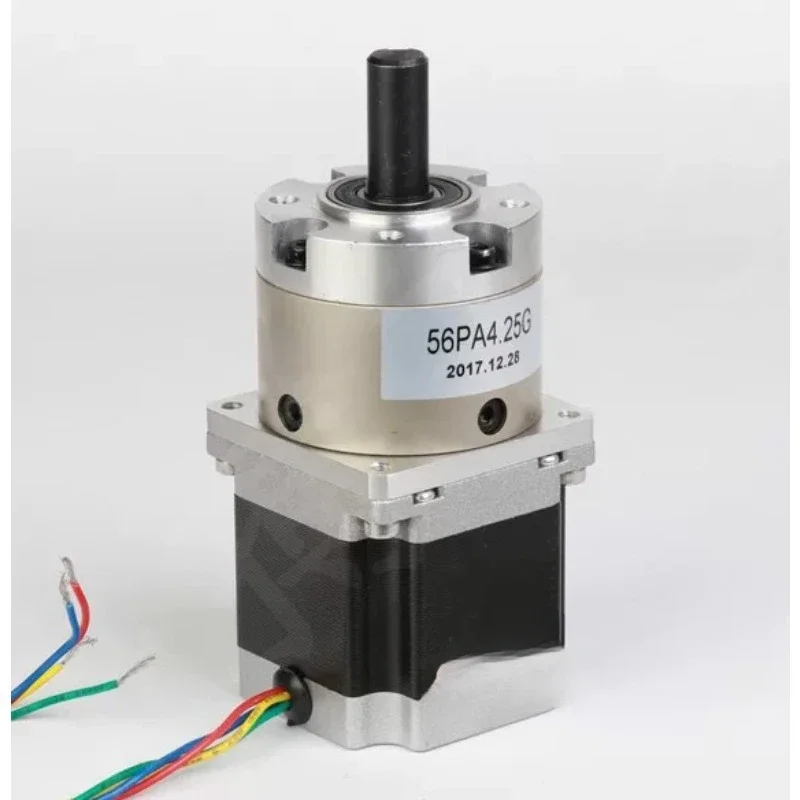 57 Planetary Gear Reducer Stepper Motor 56mm Height Multiple Gear Ratio for CNC 3D Printing Automation Equipment