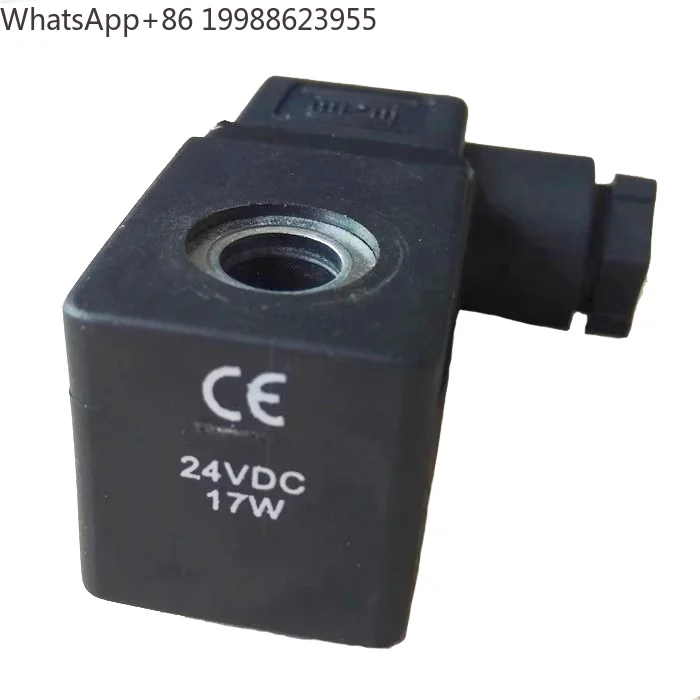Solenoid Pulse Valve Coil Pilot Head Spool Assembly 230VAC 17VA 24VDC 17W Solenoid Valve Inner Diameter 10mm Height 30mm